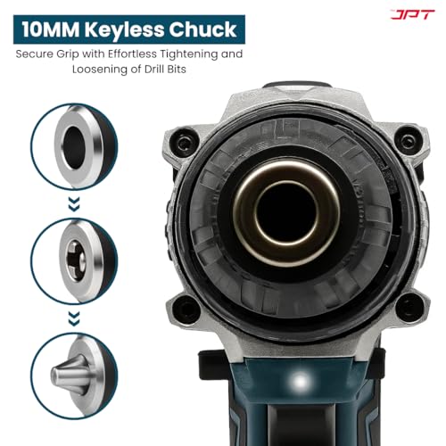 Add JPT 21V Heavy-Duty Impact Cordless Drill Machine - Image 5