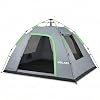 Golabs CT3 2 Person Instant Camping Tent, 1-Minute Setup by Pre-Attached Pole, 4 Side Mesh & Door Ventilation, Lightweight 4.8lbs Portable Design with Carry Bag, Inner Storage Pockets & Hooks for Park