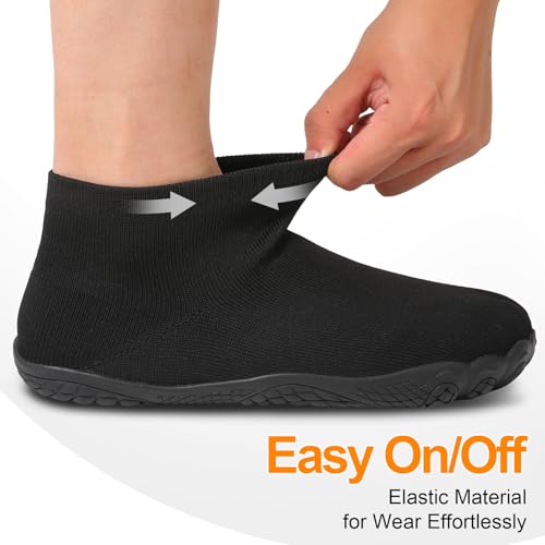 Image of Barefoot Socks Shoes for Women Men | Wide Toe Box, Zero Drop Feel, Slip-On Sock Fit, Durable Rubber Sole, Removable Insole, for Gym, Beach, Travel, Outdoors