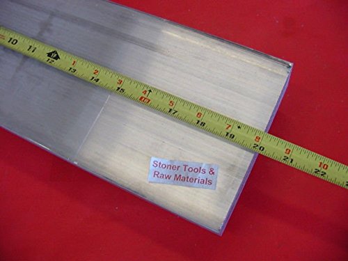 3/8" X 6" Aluminum 6061 Flat BAR 20" Long .375" Solid Plate Mill Stock