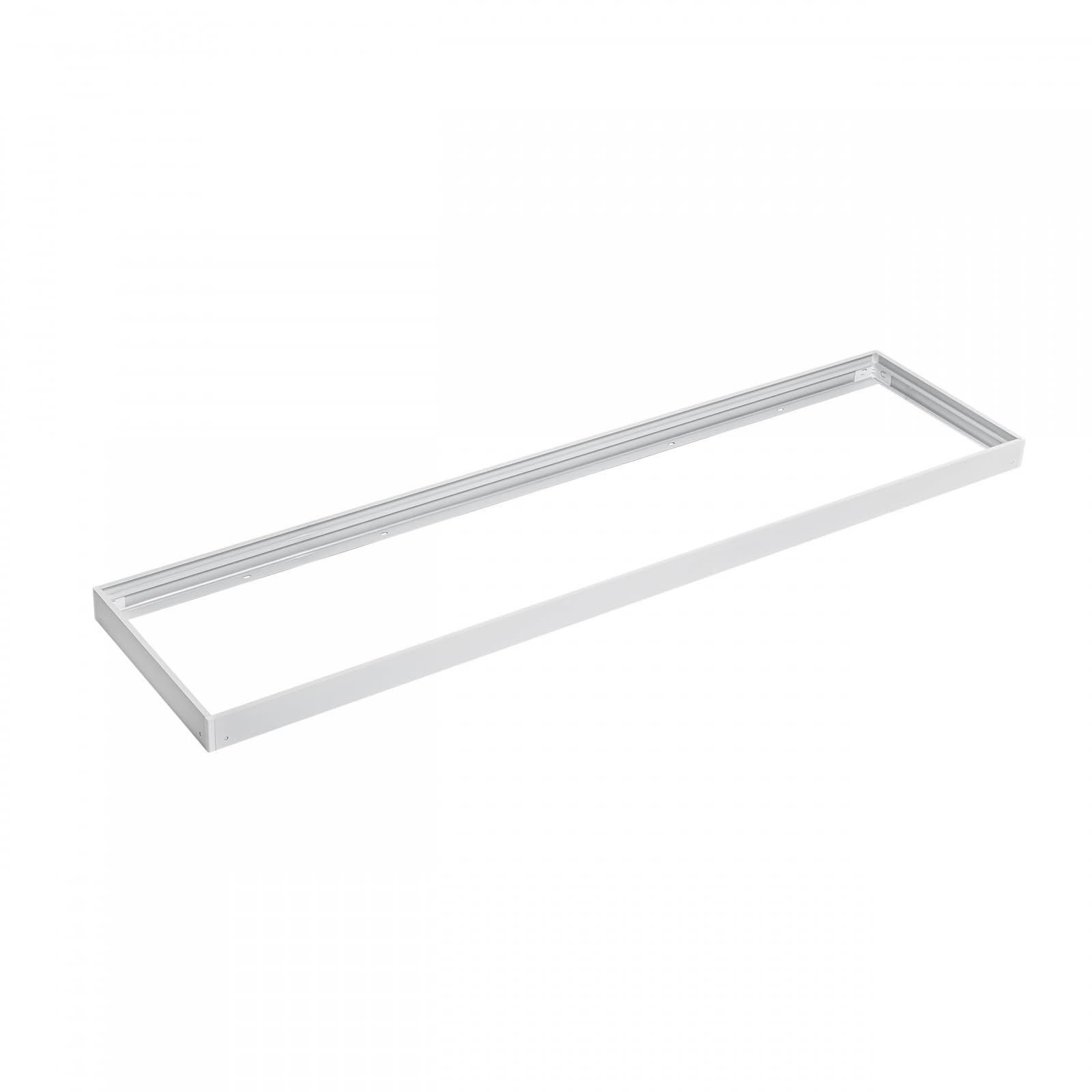 10x LED Panel Aufbaurahmen 120x30cm Montagerahmen Aluminium