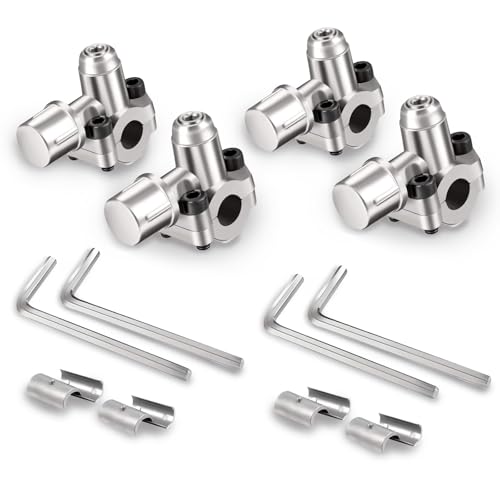 Adehoei Bullet Piercing Valve Kit- BPV-31 Refrigerator Tap Valve Set-Line Tap Valve Kit for 1/4 Inch 5/16 Inch 3/8 Inch Outside Diameter Universal Refrigerator Tube (4 pack)