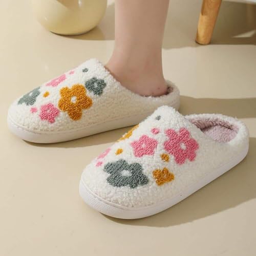 Cozy Furry House Slippers for Women/Men Cute Warm Indoor Non-Slip Winter Cozy Shoes3