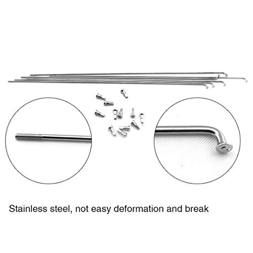 FREAHAP R Bicycle Spokes Rustproof Steel Mountain Bike Spokes with Nipples 200mm