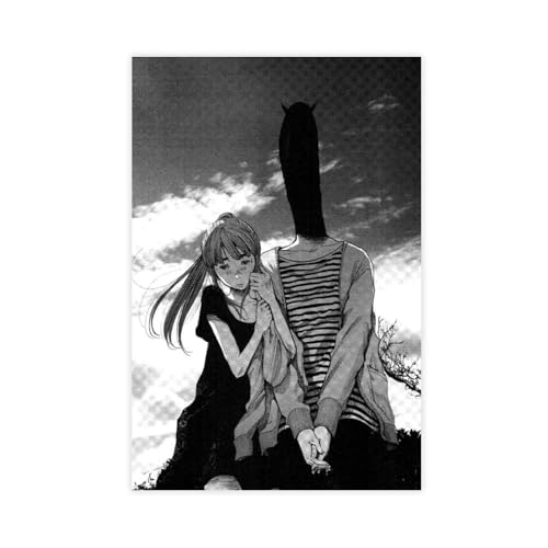 SDKAHKZO Goodnight Punpun - Lienzo decorativo para pared, diseño de manga punpun para habitación, decoración estética para habitación, oficina, 40 x 60 cm