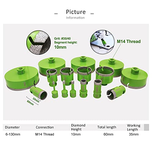 FACHLICH di Punte Diamantate 6/8/10/20/32/35mm e