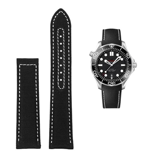 Bracelet nylon KLVN pour Omega Seamaster 300 idéal du bureau aux sessions de voile