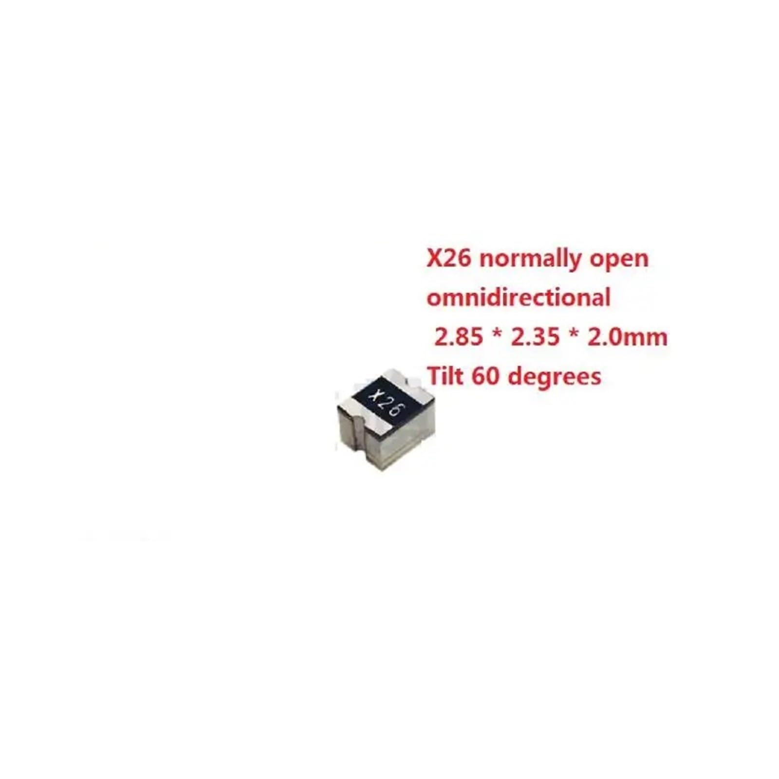 10PCS SMD Vibration Sensing Switch tilt Sensitive Sensing Ball Vibration Switch Sensor X8 X160 X24(X26)