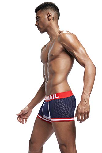 JOCKMAIL Men's Underwear Boxer Briefs Breathable Underwear Moisture-Wicking Mesh Boxer Briefs4