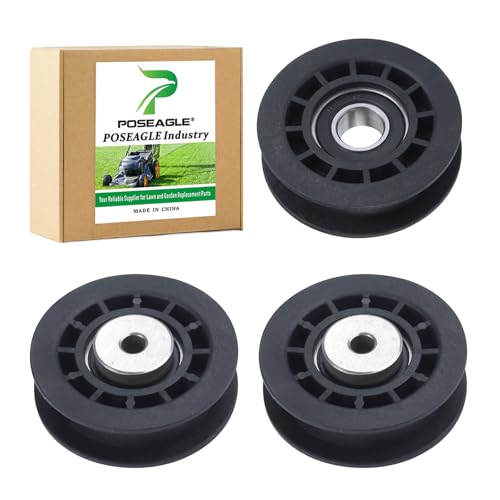 POSEAGLE 2 Pack 587973001 Pulley with 587969201 Pulley for Husqvarna LC221A