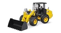 bruder 02485 - Cat Kompaktgelenkradlader - 1:16 Fahrzeug, Kompaktlader, Gelenkradlader, Radlader, Spielzeug ab 3 Jahre