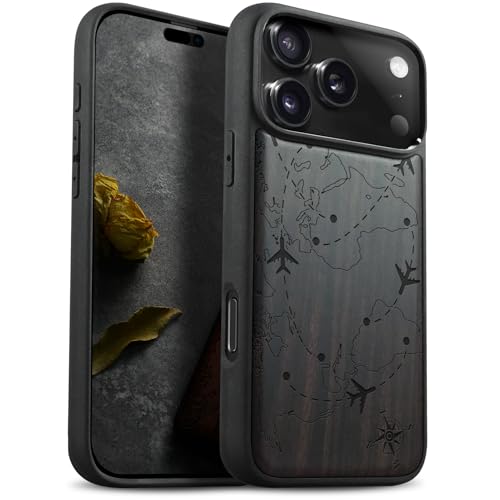 Coque iPhone 17 Pro bois antichoc fin pour éviter les rayures Magsafe