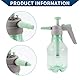 Hihaha Sprühflasche/Gießkanne für Innenpflanzen im Freien für Haus, Büro, Garten/Robustes Kunststoffmaterial 2L / 1 Stück Grün