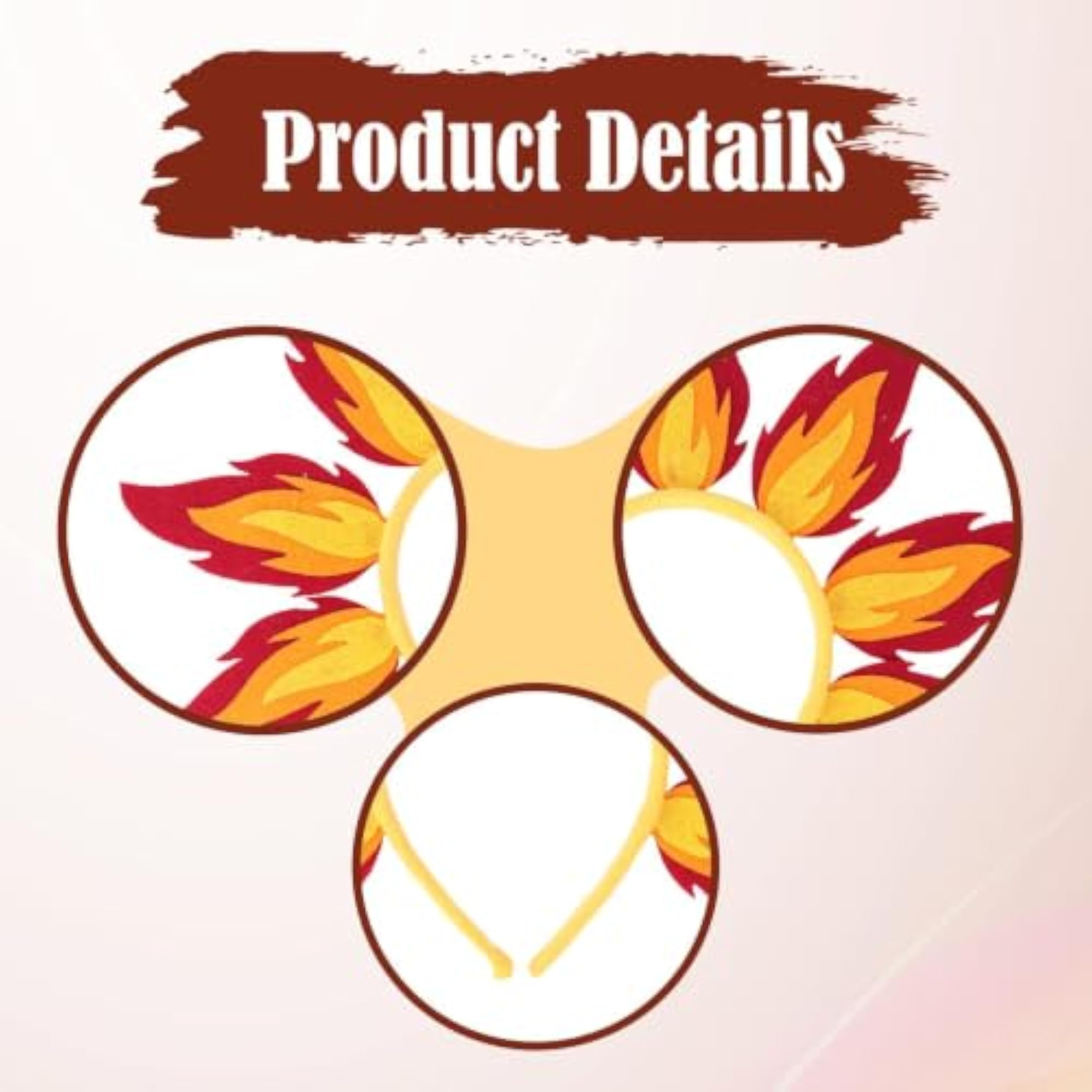 Flames Headband Costume Accessory for Cosplay