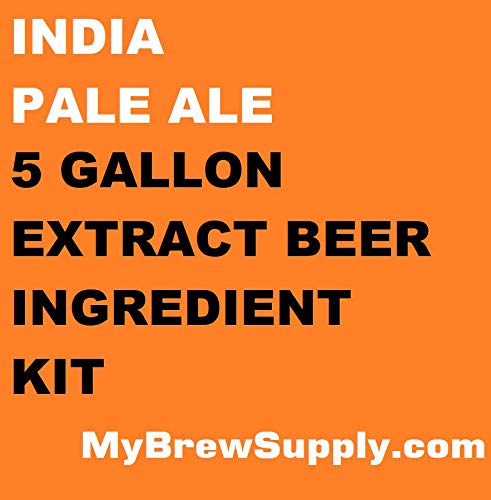India Pale Ale Homebrew 5 Gallon Beer Extract Ingredient Kit by My Brew Supply