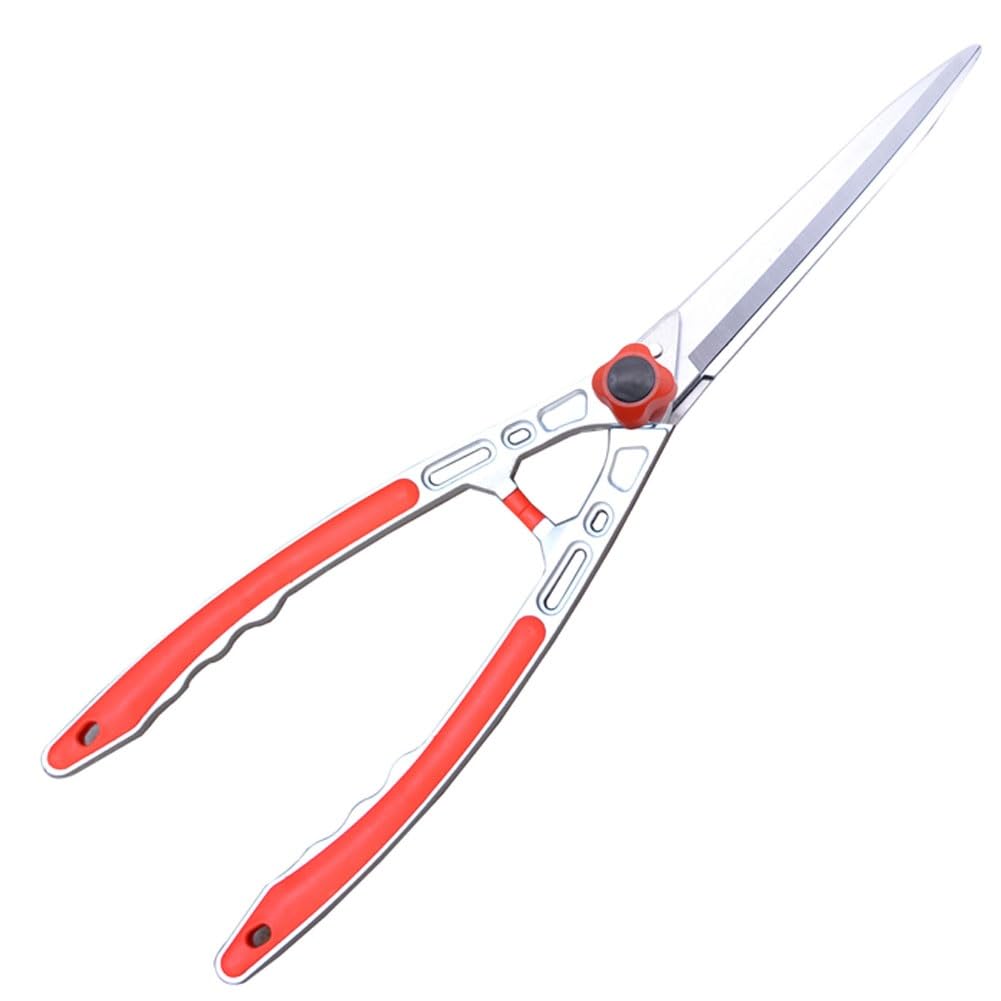 Lekkie nożyce do żywopłotu, nożyce do gałęzi, nożyce ogrodowe z długą rączką, długość 60 cm, cięcie łodyg o grubości do 1,3 cm, odpowiednie do przycinania ogrodu