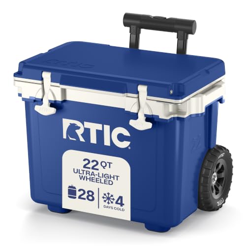 Image of RTIC 22 QT Ultra-Light Wheeled Cooler with Handle