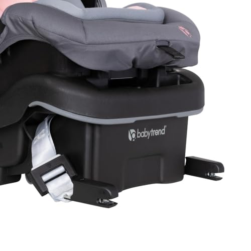 Image of Baby Trend Secure-Lift Infant Car Seat, Madrid Pink - Compact Lightweight Carrier, Infant Comfort Cushioning, Adjustable Harness Fit