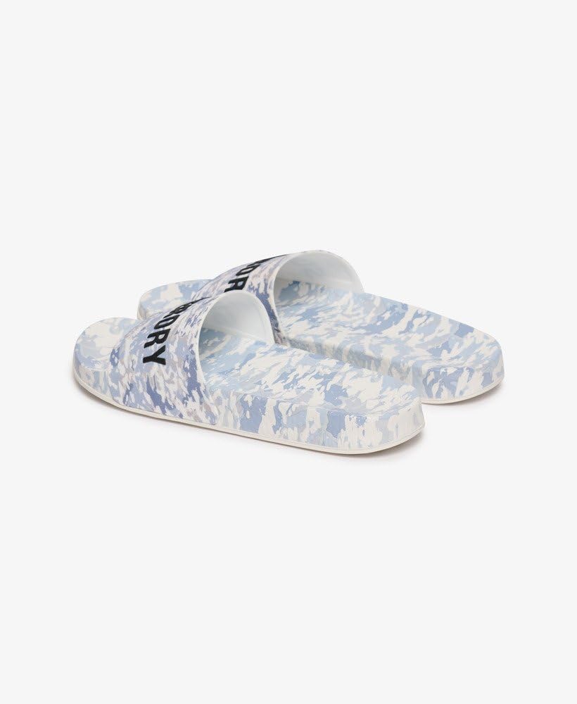Superdry Sandales de bain pour homme avec imprimé camouflage