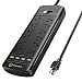 Witeem Power Strip with 12-Outlet Surge Protector and 4 USB Smart Charging Ports (5V/6A, 30W), 1875W/15A Circuit Breaker Multi Plug, Wall Mountable Overload Protection Outlet for Home & Office, Black