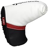 headcover driver ping Elastisch Taylor Made b1587601 Schutzhülle für Putt Golf-, Herren, Schwarz/Weiß/Rot, Einheitsgröße