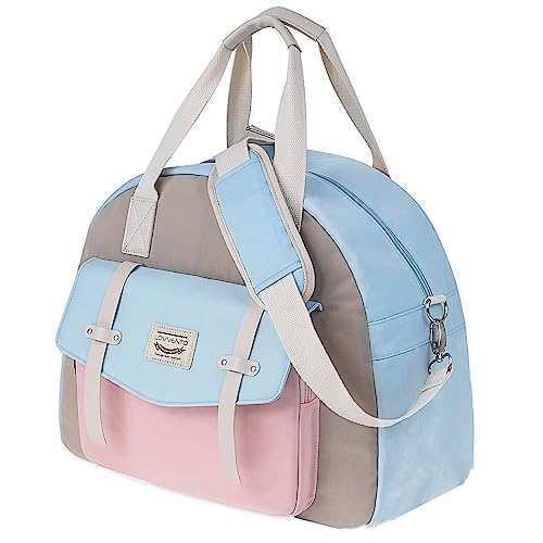 Duffle Bag for Women Men Travel Weekender Bag Large Overnight Bag Carry On Shoulder Bag With Laptop Compartment