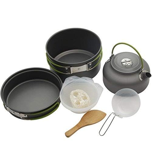AASTIK SALES Camping Cooking Set Camping Pots And Pans Set Durable Bowls Pot Pan Kits Backpacking Gear For Outdoors Picnic (7Pcs) Camp Kitchen Equipment Accessories Pot (B0CJVFJDBR) Amazon Price History, Amazon Price Tracker