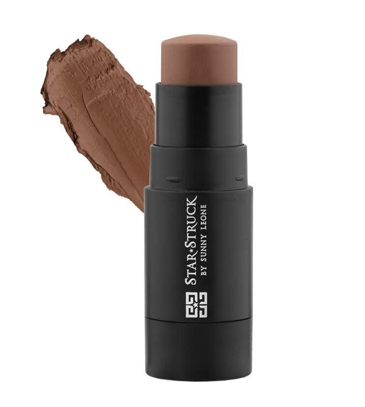 Contour Stick For Face Makeup Matte Finish & Long Lasting Formula For Face Makeup Deep Brown 1 count (Pack of 1)