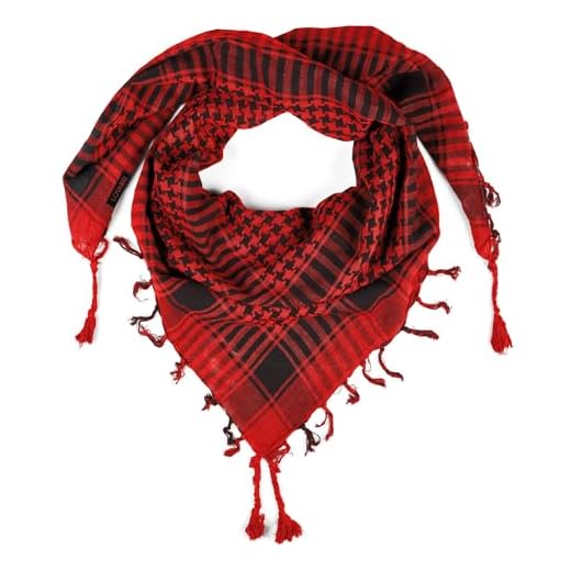 LOVARZI Bufanda para hombre y mujer Rojo - Pañuelo para niños y niñas - Bufanda palestino