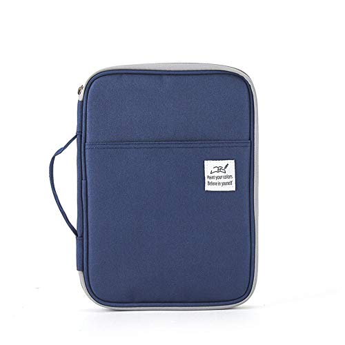 Trousse à crayons - Grisen Grande capacité de rangement en tissu Oxford pour stylos marqueurs Organiseur de bureau Grande boîte de papeterie Pochette avec fermeture éclair pour l'école et le bureau Cover