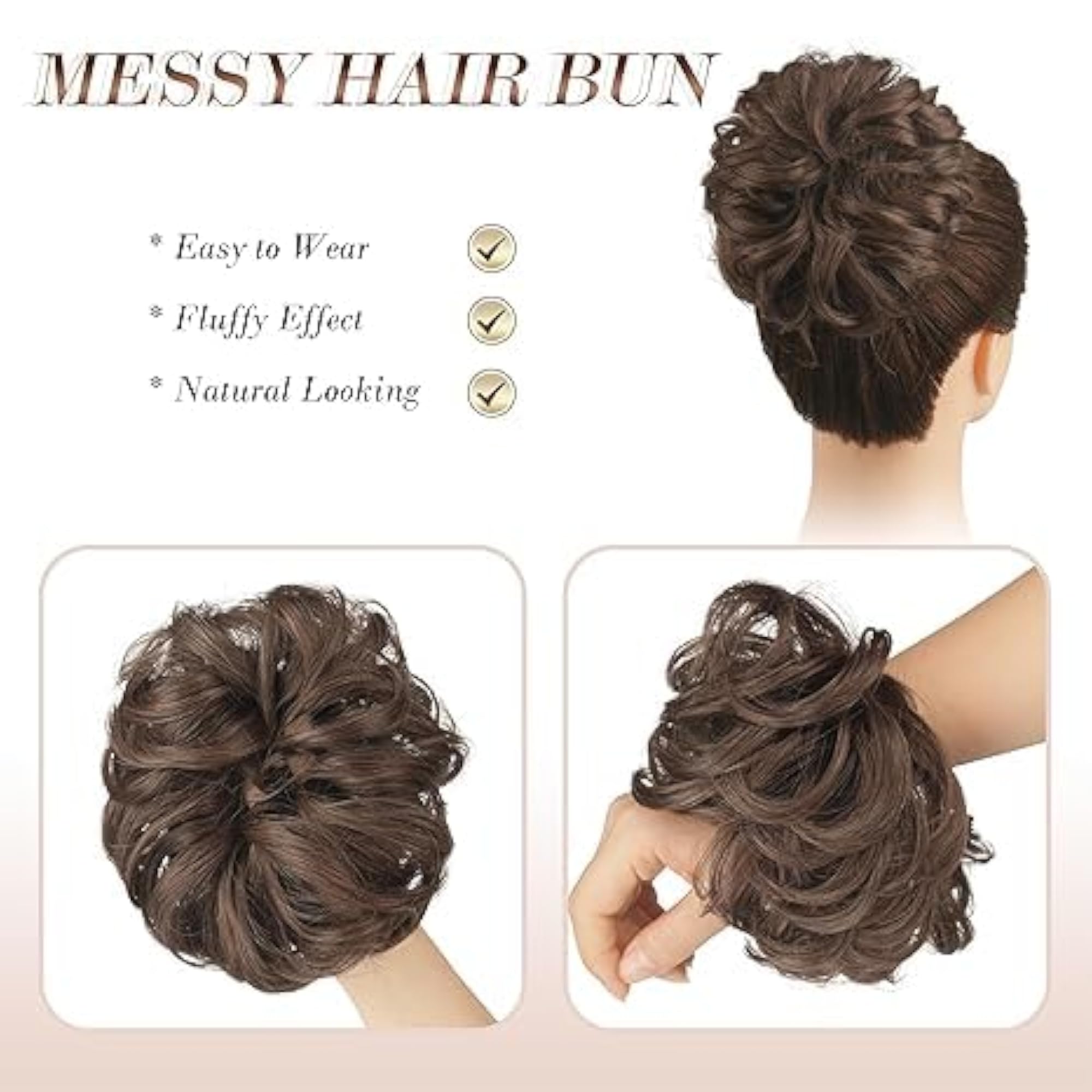 Multicolor Rafall Juda Bun Hair Extension for Girls
