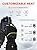 ThxToms Upgraded Heated Gloves for Men Women, Rechargeable Waterproof Touchscreen Heating Work Gloves,7.4V 3200mAh, Ski Motorcycle Snowboard Hiking Camping Winter Cold Weather Gloves, M