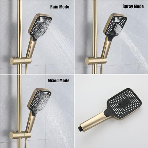 Ensemble de douche exposé complet pour remplacer une vieille robinetterie - 7