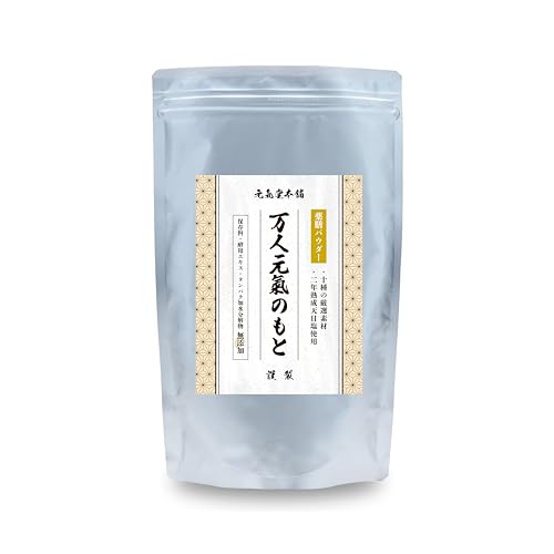 元氣堂本舗 万人元氣のもと 薬膳スープ 漢方だし 無添加 いわし・カツオ・椎茸・昆布・高麗人参・生姜 天然素材使用 栄養豊富 健康スープ(300g)のサムネイル