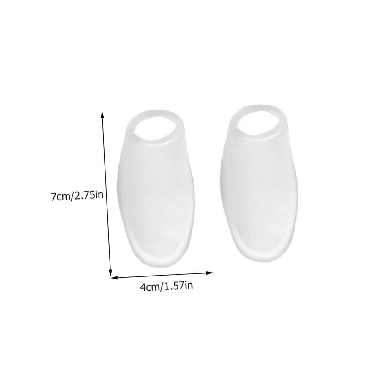 Didiseaon Supplies 5 Pairs Bunion Correctors Relief Protectors Straightener Sleeves White Universal Size