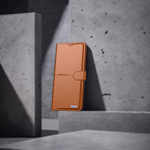 Image of KIVANO Compatible with Apple iPhone 12 Pro Max Flip Cover | Leather Finish | Inside Pockets & Inbuilt Stand | Shockproof Wallet Style Magnetic Closure Back Cover Case