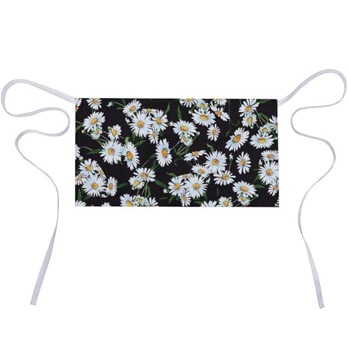 Tablier court imperméable Beauty Daisy en Oxford avec 3 poches