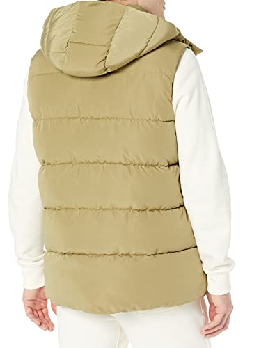 Image of Amazon Essentials Men's Relaxed-Fit Water Repellent Recycled Polyester Hooded Puffer Vest (Previously Amazon Aware)