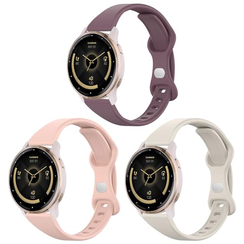 3 Pack Correas Slim de Silicona para Reloj 18mm miniatura 1