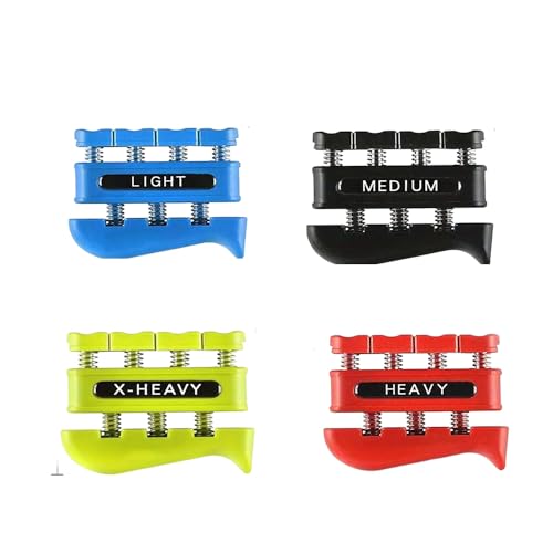 Poignées d'exercice réglables lot de 4 contre la fatigue des mains