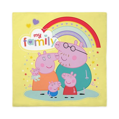 CafePress Peppa Pig: My Family Queen Duvet Cover, Printed Comforter Cover, Unique Bedding