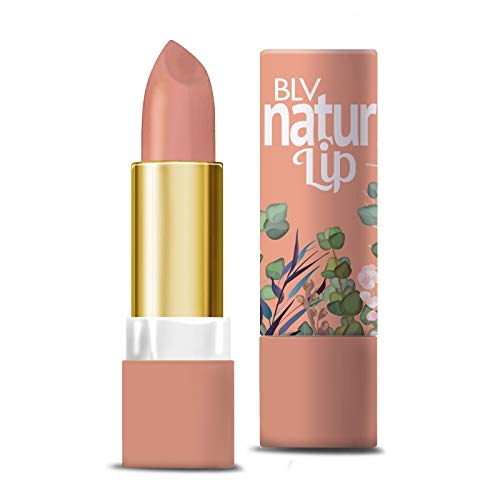 BLV NATUR LIP Rouge à lèvres biologique naturel Étui en carton respectueux de l'environnement fabriqué en Italie (03 PEACH)