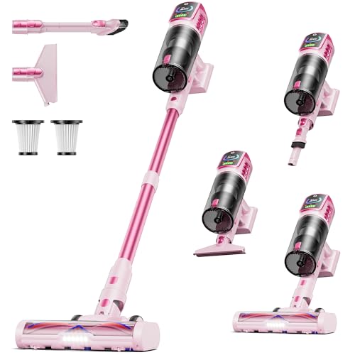 FoxNoble 55KPa Cordless Stick Vacuum 650W 65-Min Runtime