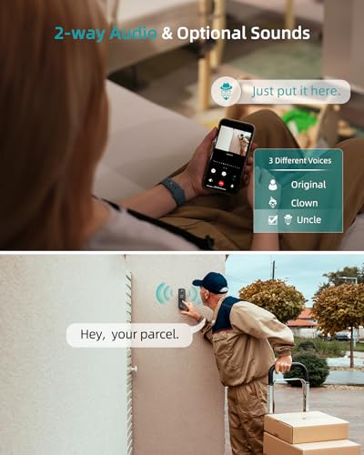 Zumimall BELL J7 Doorbell Camera Wireless 2K, Video Doorbell With Chime, 2 Way Audio, Voice Changer, 30S Voice Message, Anti-Theft, Ai Detection, Cloud Storage, 2.4Ghz Wifi, Battery Powered thumb #2