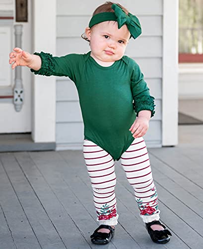 Image of RuffleButts Baby /Toddler Girls Footless Ruffled Tights