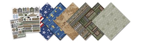 Creative Imaginations Army Scrapbooking Kit