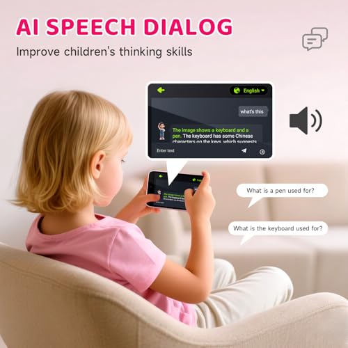 AI Kids Digital Camera 50MP 32G WiFi Learning Camera, Why&How Library - image 6