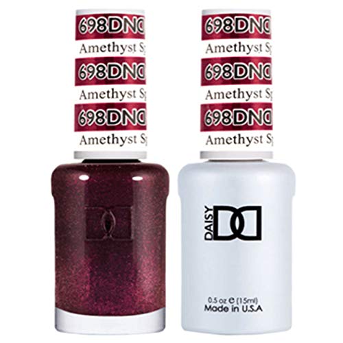 DND 698 Amethyst Sparkles Gel & Matching Polish Set - DND Gel & Lacquer