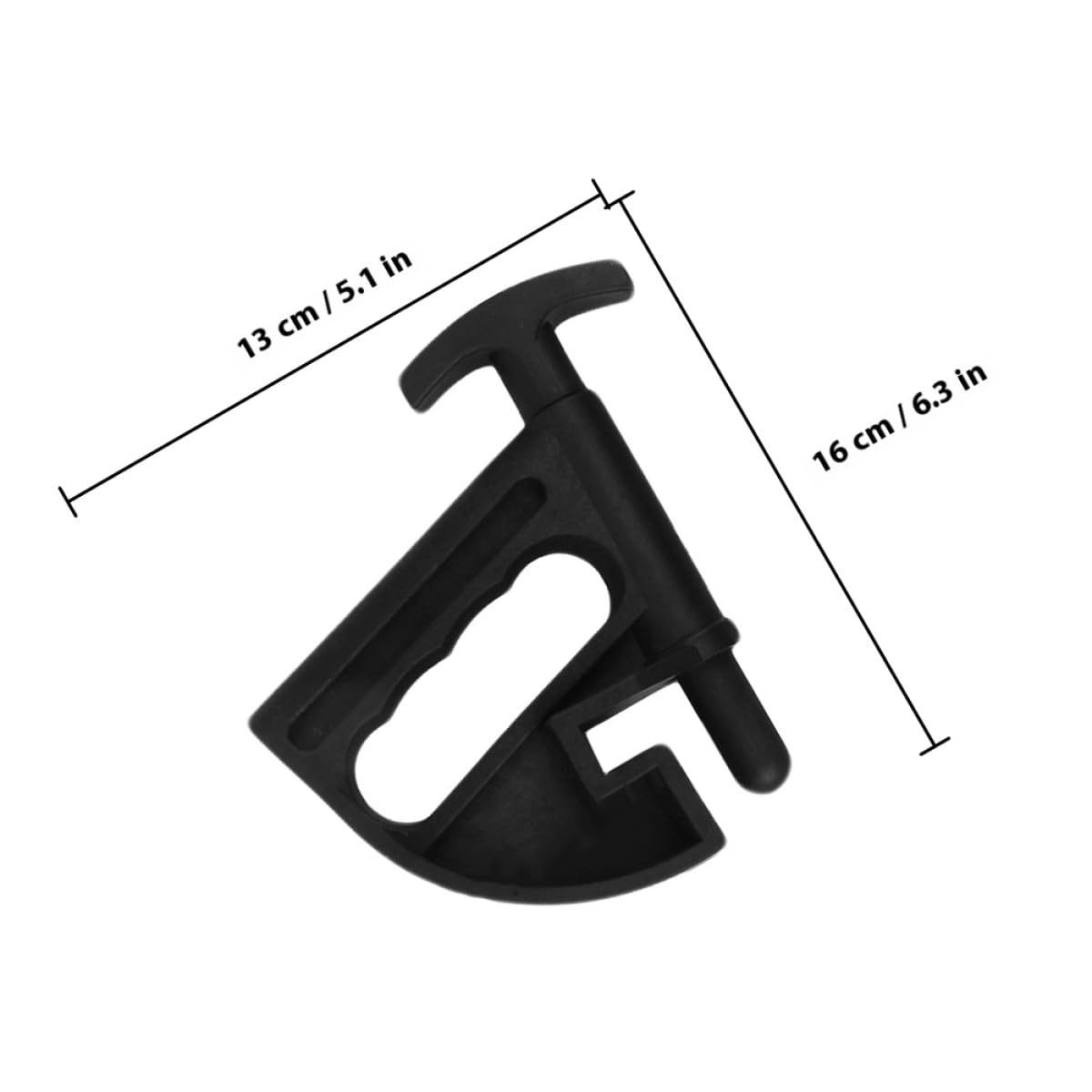 Strumento Manuale Design Ergonomico 3 Pezzi per Smontaggio Pneumatici in Plastica Morsetto Rim Clamp e Semplice da Usare per Manutenzione Auto