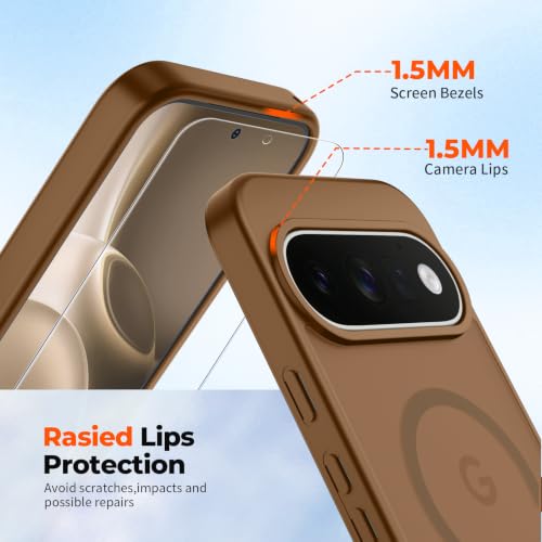 Image of SUPFINE Magnetic for Google Pixel 11 Case - Brown